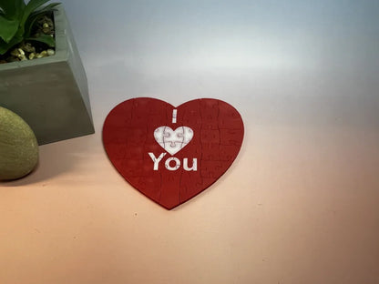 Herzpuzzle I Love You – personalisiertes Geschenk für den Partner von abtnorr3D