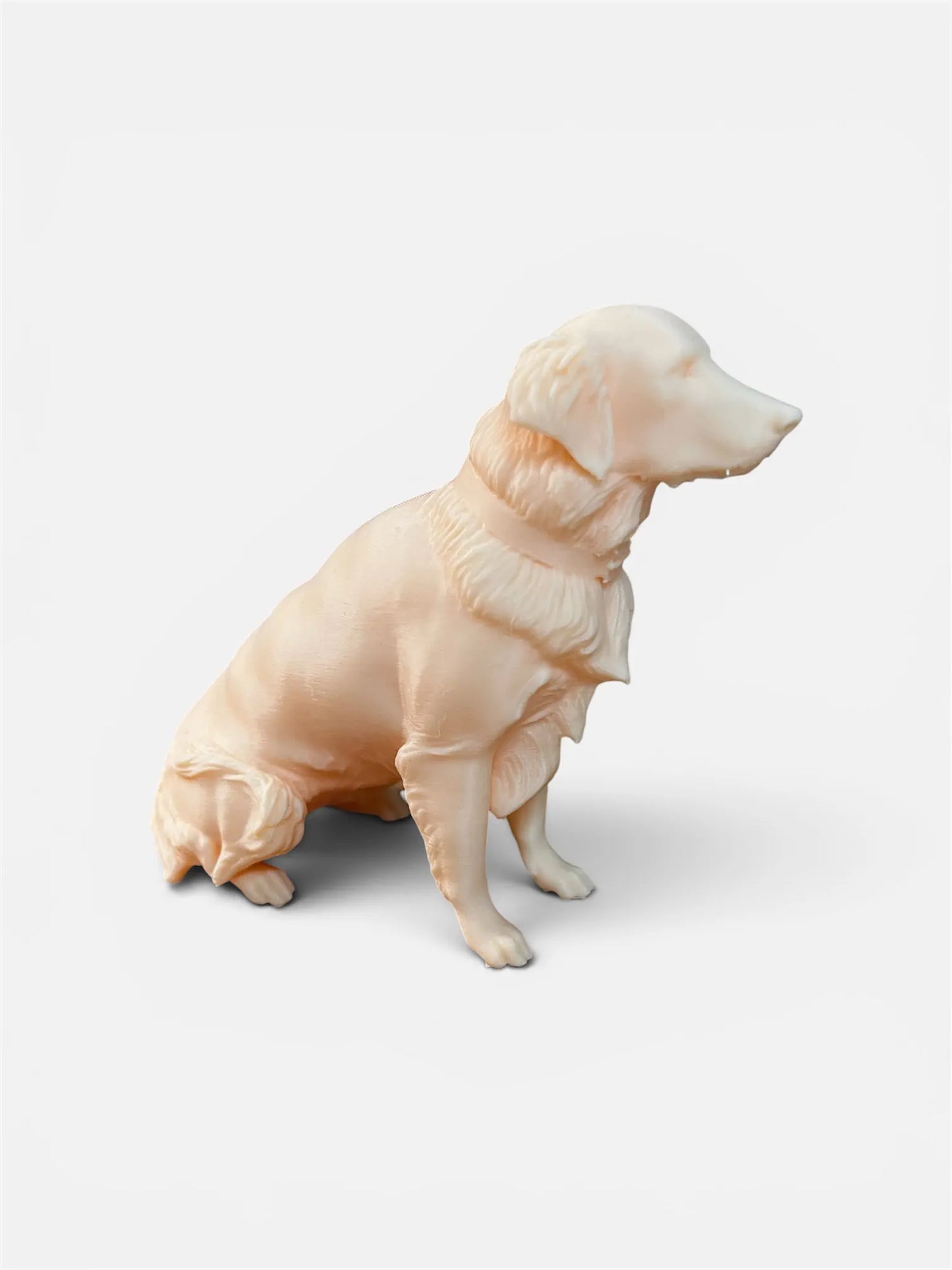 Figur von einem Golden Retriever in der Detailansicht. 