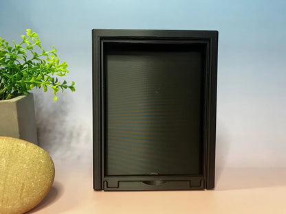 Lithophan-Lichtbild im schwarzen Bilderrahmen – persönliches Fotogeschenk von abtnorr3D